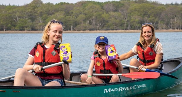 Canoe Easter Egg Hunt with New Forest Activities, Beaulieu